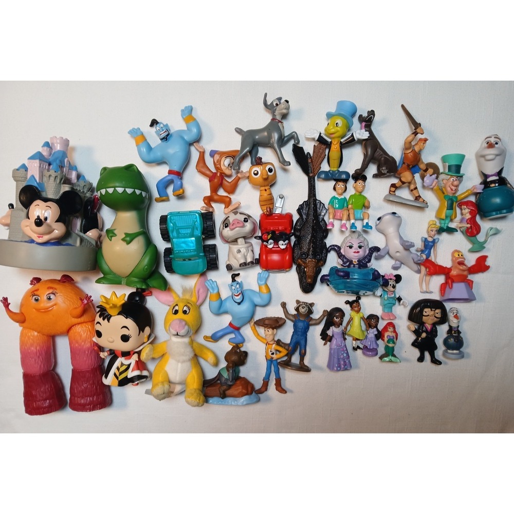 Large Lot Of Disney Small Toy Lot Toy Story/monsters Inc. Al ittle Of Everything